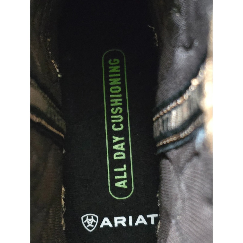 Ariat® (Men's 10.5 WIDE) Sport Cool VentTEK™ Cowboy Boot, Dark/2-Tone Tan - $220 - Picture 10 of 12